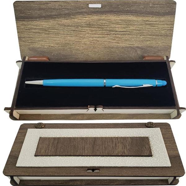 KENPAZAR Tükenmez Kalem Ahşap Kutulu - Image 1