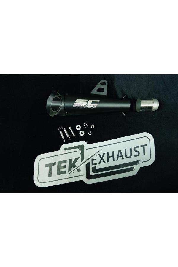 Tek Exhaust Sc Project Tüp Egzoz – Siyah - Image 1