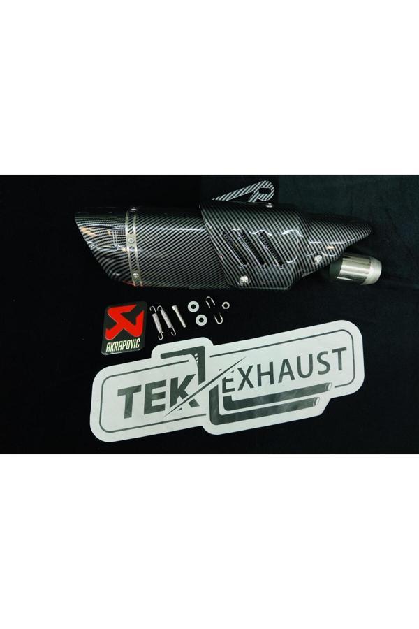 Tek Exhaust Yenı Model Akrep Egzoz - Karbon - Racıng Lıne - Image 1
