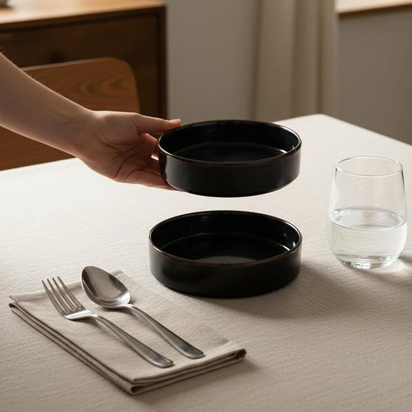 GÜRAL PORSELEN Ese Valeron Nebula 2 Adet 18 cm Salata Kasesi 168 - Image 1