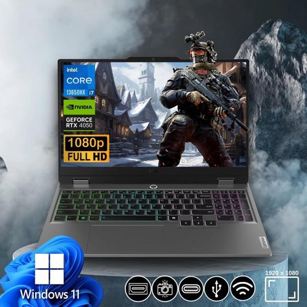 Lenovo LOQ 15IRX9 i7-13650HX | 8GB | 512GB SSD 6Gb RTX4050 83DV0117TR ATL12 15.6" Win11Pro Gaming Notebook - Image 1