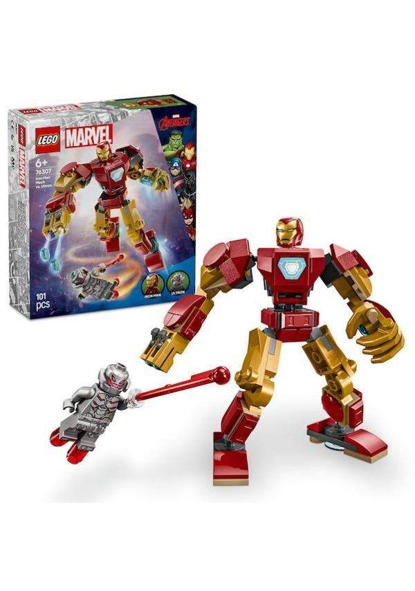 Lego Marvel Iron Man Robot'u Ultron!a Karşı 76307 Lisanslı Ürün - Image 1