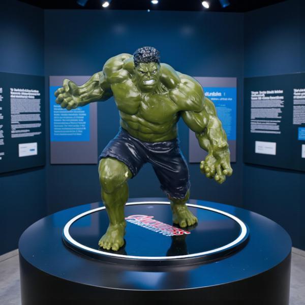 Marvel Avengers Yenilmezler Hulk Özel Stantlı Oyuncak Figür Karakter Masaüstü Biblo Gençlere Hediye - Image 1