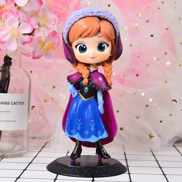 Karlar Ülkesi Frozen Prenses Anna Anime Karakter Figür Oyuncak Dekoratif Hediyelik Biblo Bebek 15 cm - Image 1