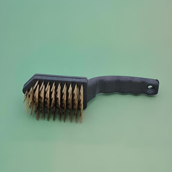 Metal Tel Fırça Plastik Saplı Pas Kir Sökme Temizleme Fırçası - Image 1