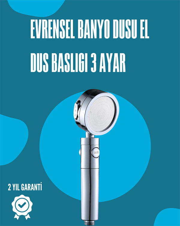 Su Tasarruflu ve Kolay Kurulumlu El Duş Başlığı – Yüksek Performans - Image 1