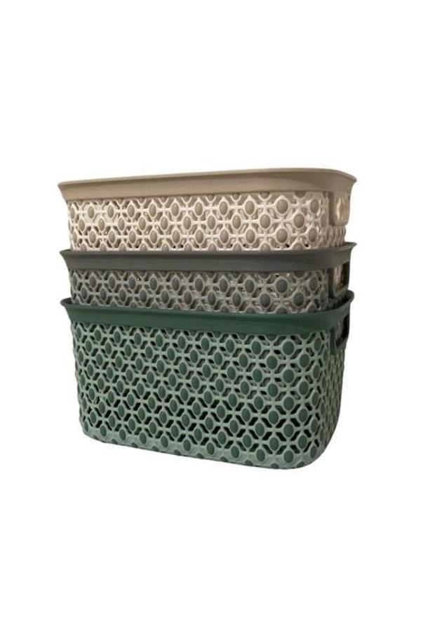 Renkli Düzenleyici Sepet 3 Litre 1 Adet Royaleks-G471 - Image 1