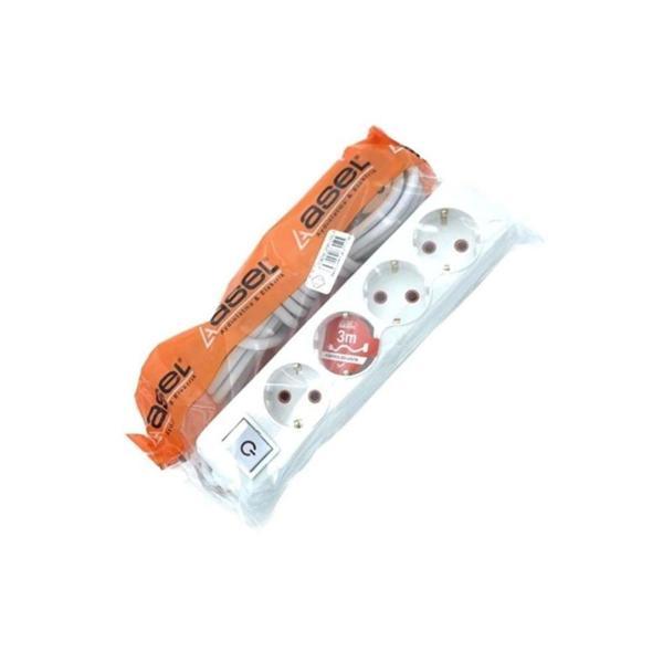 Asel 4'Lü Topraklı Grup Priz 3mt Ast 403 - Image 1