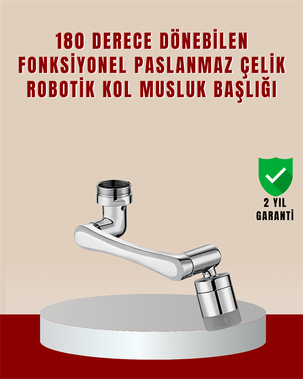 Yüksek Basınçlı Musluk Havalandırıcı – Köpük & Sprey Modlu, Su Tasarruflu Başlık - Image 1