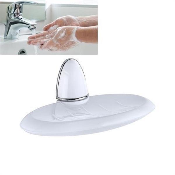 BUFFER® Lüks Milenyum Sabunluk Dekoratif Beyaz Sabun Tutucu Stand - Image 1