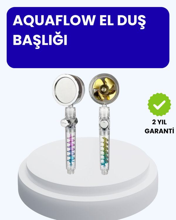 Sağanak Yağmur Etkili El Duşu – Start Stop Tuşlu Su Tasarruflu - Image 1