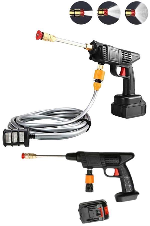 Akülü Oto Araç Yıkama Yüksek Basınçlı Araba Yıkama Makinesi Şarjlı - Image 1