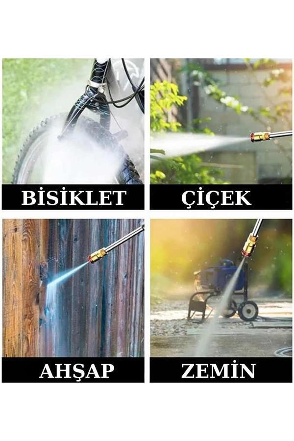 Şarjlı Oto Yıkama, Bahçe Sulama Tabancası Makinesi Yüksek Basınçlı - Image 1