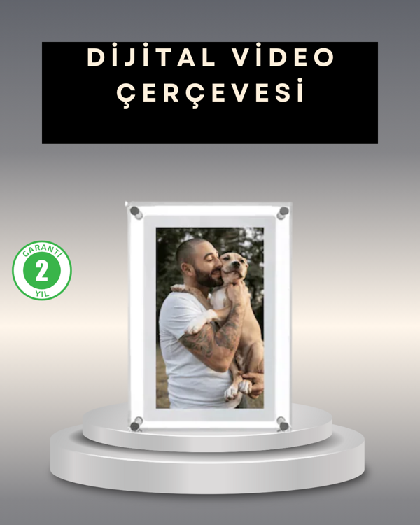 Fotoğraf, Video ve Müzik Destekli 7 İnç IPS Dijital Çerçeve – Çoklu Medya Deneyimi - Image 1