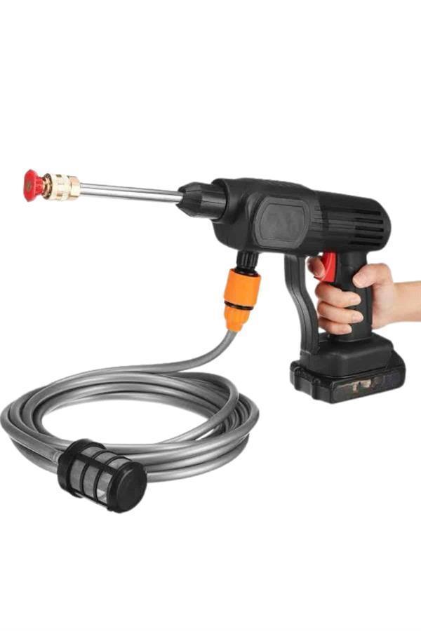 Oto Araba Yıkama Şarjlı Ve Yüksek Basınçlı Oto Yıkama Ve Sulama Tabancası - Image 1