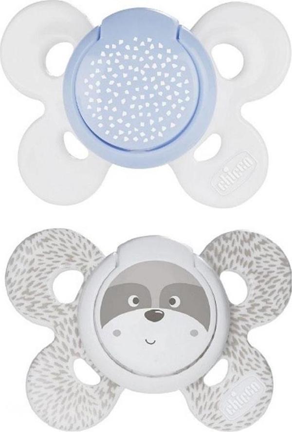 Chicco Physio Comfort Silikon Emzik Erkek 0-6 Ay 2'li - Image 1