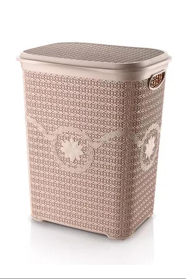 Örgü Kirli Çamaşır Sepeti Royaleks-ASD040 - Image 1