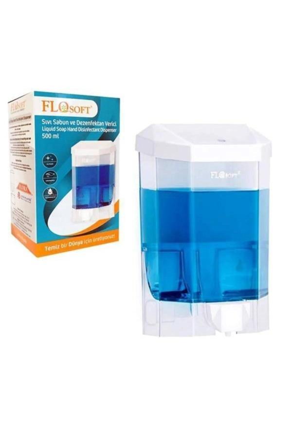 Plastik Büyük Şeffaf Sıvı Sabunluk 1000 Ml. Royaleks-F086 - Image 1