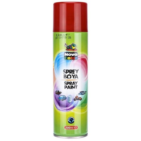 Nova Color Sprey Boya 200 Ml Kırmızı - Image 1