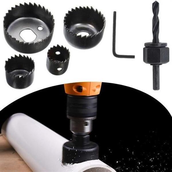 BUFFER® 6 Parça Demir Ahşap Alçıpan Delme Buat Açma Seti - Image 1