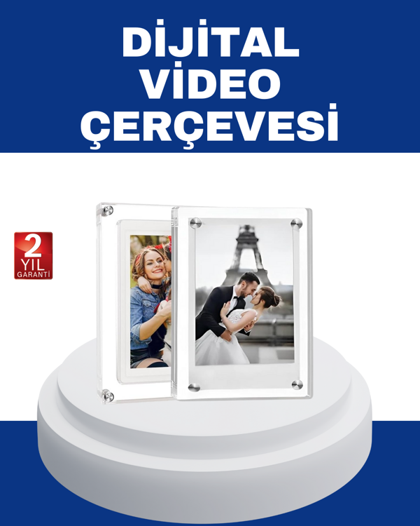 1024x600 Çözünürlüklü 7 İnç Dijital Görüntü Çerçevesi – Canlı ve Net Ekran - Image 1