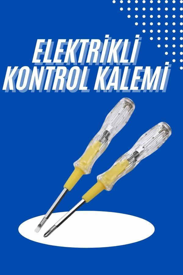 Çift Uçlu Kontrol Kalemi Elektrik Test Kalemi Şeffaf - Image 1
