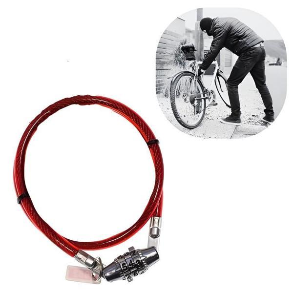 Şifreli Pratik ve Sağlam Bisiklet Kilidi - Image 1