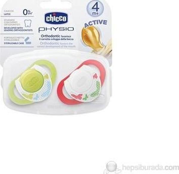 Chicco Y.E Physioring Unisex Kauçuk 4M 2'li - Image 1