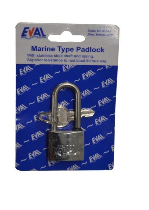 Eval Paslanmaz Uzun Asma Kilit 40mm - Image 1