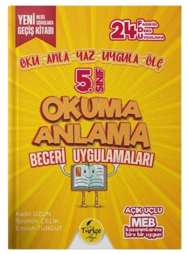 Türkçe Atölyesi 5.Sınıf Okuma Anlama Beceri Uygulamaları Fasikül - Atölye Yayınları - Image 1