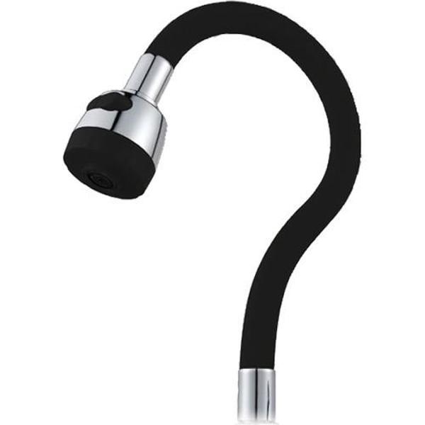 Mucit Home Siyah Renkli Oynar Başlıklı Tasarruflu Silikon Musluk Başlığı Kubar - Image 1