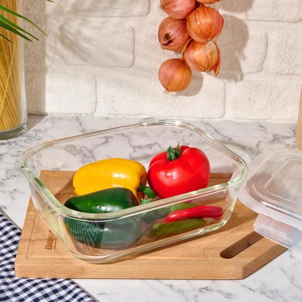 Freshlock Dikdörtgen Jumbo Cam Saklama Kabı 4800 ml - 017 - Image 1