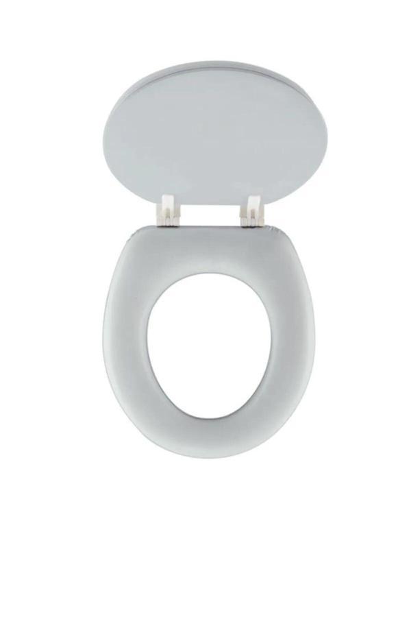 Lüks Klozet Kapağı Desenli Düz Kalın Süngerli Royaleks-14054 - Image 1