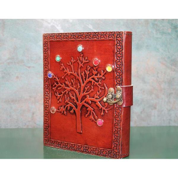 KENPAZAR Taşlı Deri Defter - Image 1