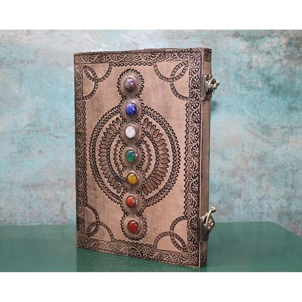 KENPAZAR Taşlı Deri Defter - Image 1