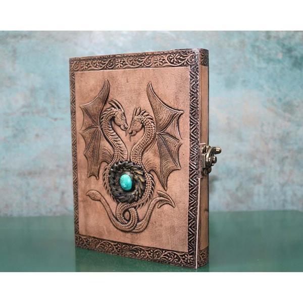 KENPAZAR Taşlı Deri Defter - Image 1