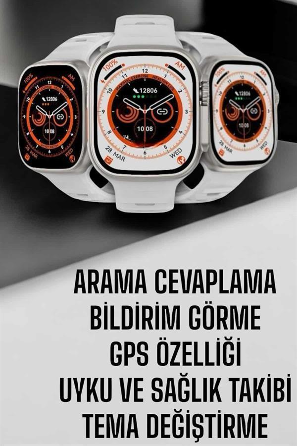 Akıllı Saat Nabız Ölçebilen Yeni Nesil GPS ve Adımsayar Özelliği - Image 1