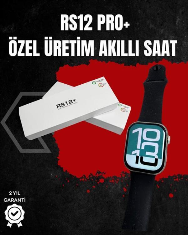 RS12 PRO+ Titanyum Kasa Akıllı Saat – Uyku ve Nabız Takibi, Suya Dayanıklı, Bluetooth Arama - Image 1