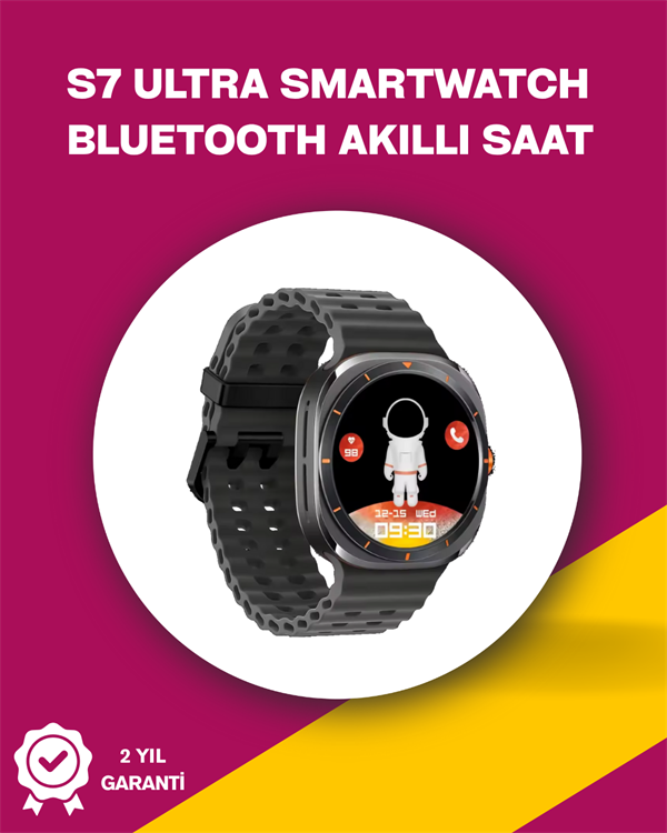 Mikrofon ve Hoparlörlü Akıllı Saat | Takvim, Titreşim, Kronometre Özellikli - Image 1