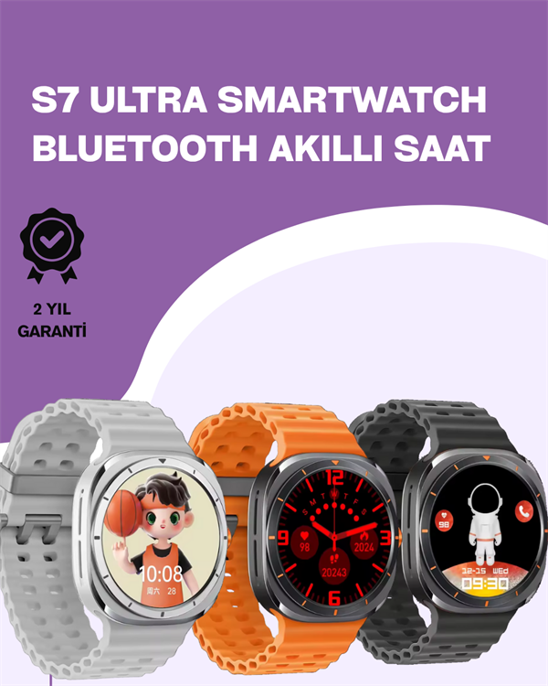 Kalori ve Nabız Ölçen Akıllı Saat | Sağlık Takip Fonksiyonlu | Silikon Kordon - Image 1