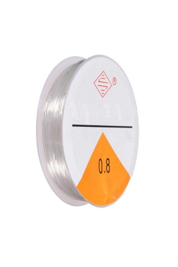 Lastikli Misina Bileklik İpi 0,8 mm 5 mt - Image 1