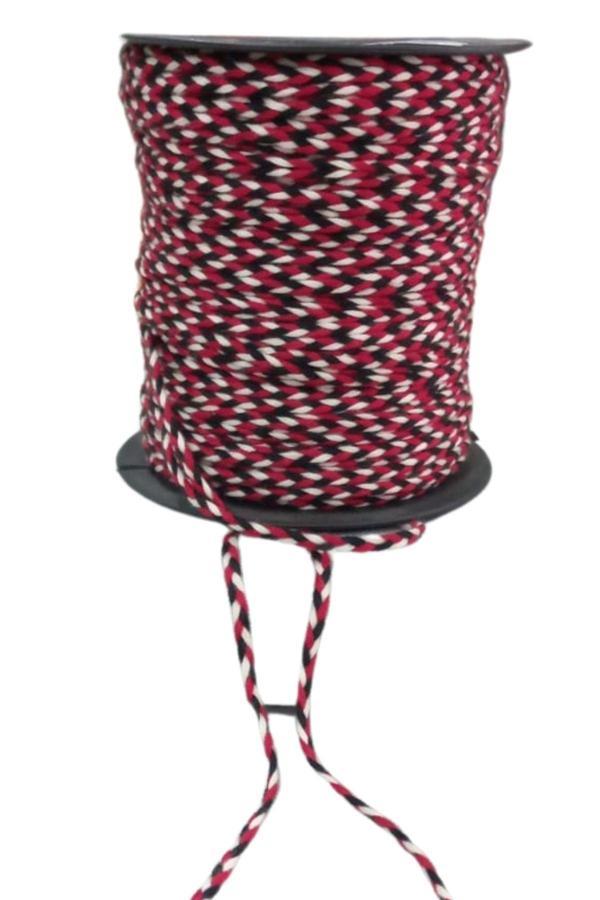 Bileklik ipi, Hediye Paketleme ipi, Şans, Bereket, Aşk, Şifa, Güç 5 mm Pamuk  5 metre Kırmızı - Image 1