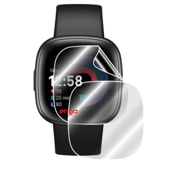 Fitbit Versa 4 Ekran Koruyucu TPU Film Şeffaf 2 Adet - Image 1