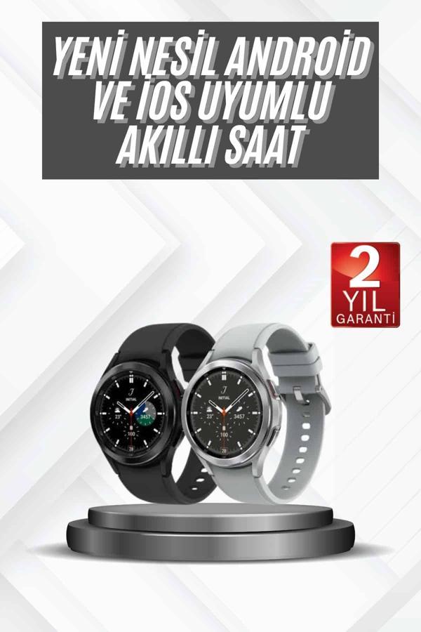 Akıllı Saat Çok Fonksiyonlu Çağrı Cevaplayabilen Bildirim Görme Uzun Pil Ömrü - Image 1