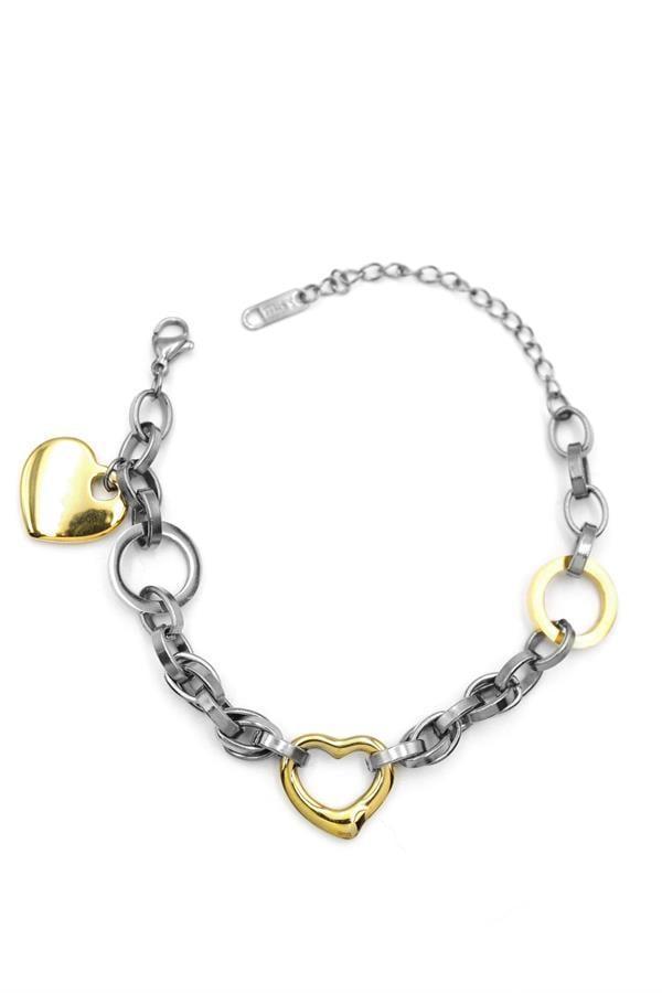 Kalp Bileklik - Gümüş - Image 1