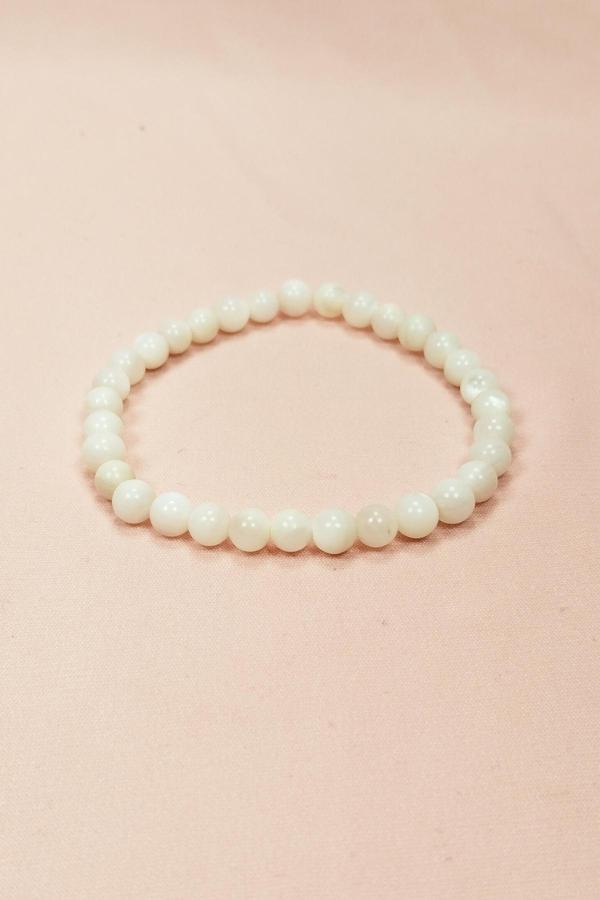 Sedef Doğal Taş Bileklik Kutulu - Image 1