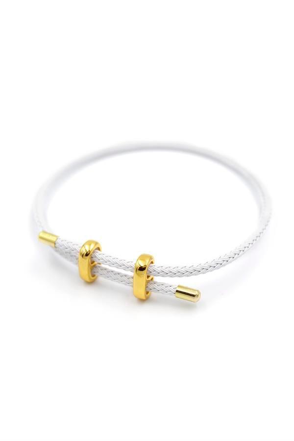 Hasır Bileklik - Beyaz - Image 1