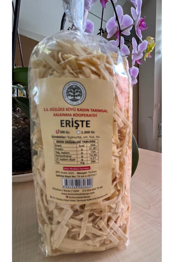 Düzlüce Kadin Kooperatifi Sade Erişte 500 Gr - Image 1