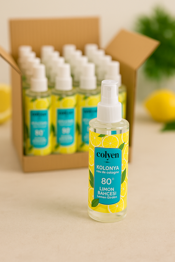 Colyen Limon Esanslı Kolonya 150 ml x 20 Adet - Image 1