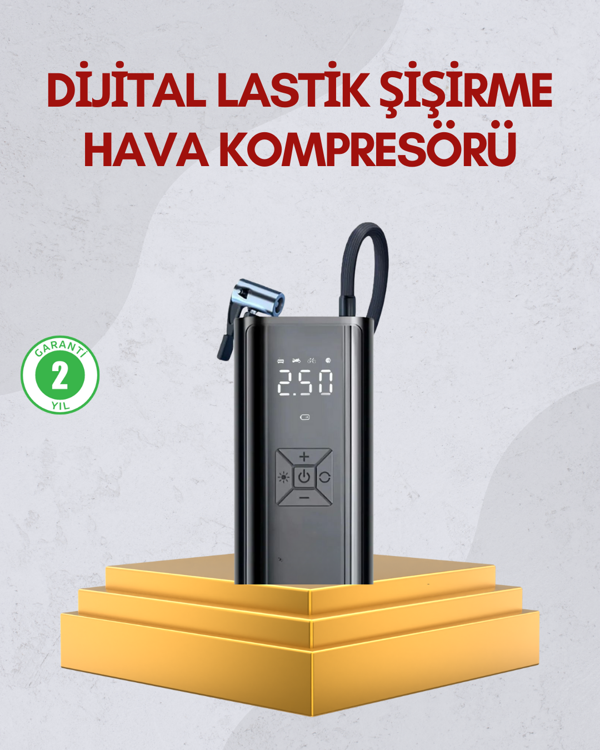 Kablosuz Kullanımlı Dijital Kontrollü Taşınabilir Şişirme Cihazı - Image 1